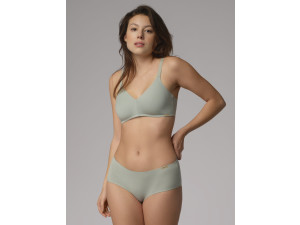 EKO Bombažni Nedrček brez žičke /bodyfit - PASTEL TURKIZNA