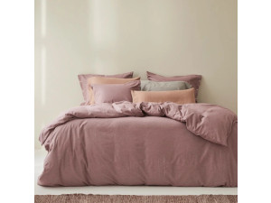 EKO Bombažna posteljnina, topla flanela - MAUVE