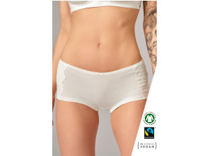 EKO Bombažne Ženske Boxer spodnje hlačke /bodyfit - KREM